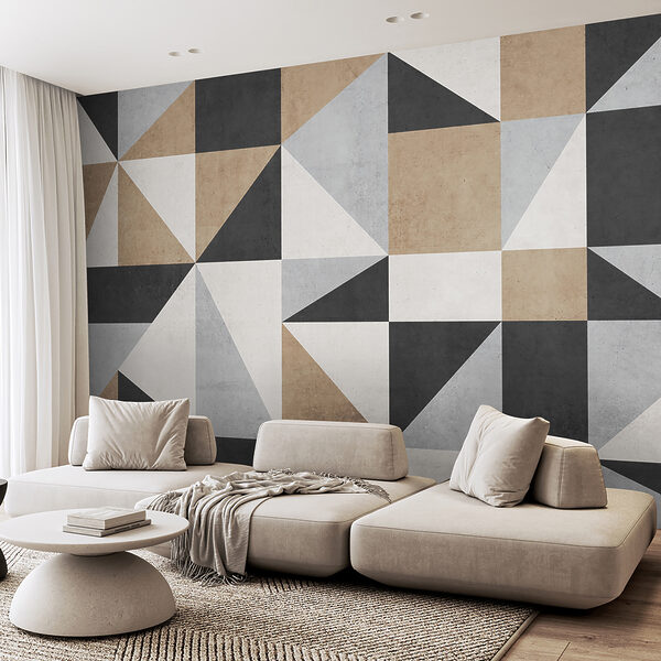 A pattern of triangles and triangles A pattern of triangles and triangles