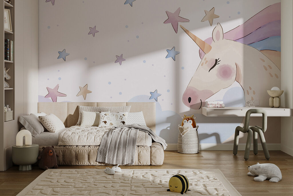 A unicorn with stars and clouds u97532pit3mr 1024x683 - A unicorn with stars and clouds