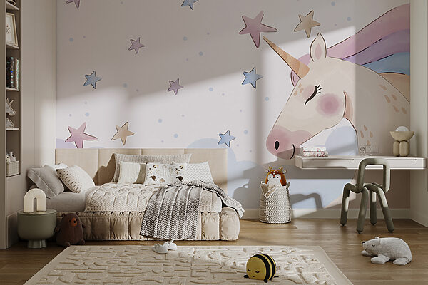 A unicorn with stars and clouds u97532pit3mr 600x400 - A unicorn with stars and clouds