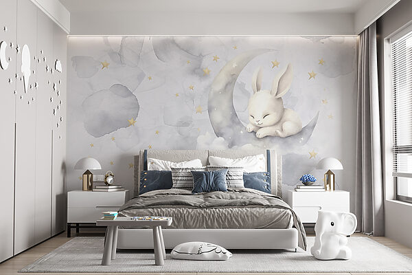 A rabbit on the moon A rabbit on the moon