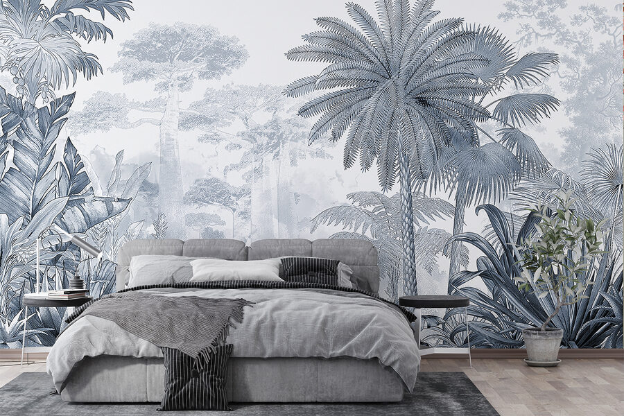 Wall murals A group of trees and plants - Image 2