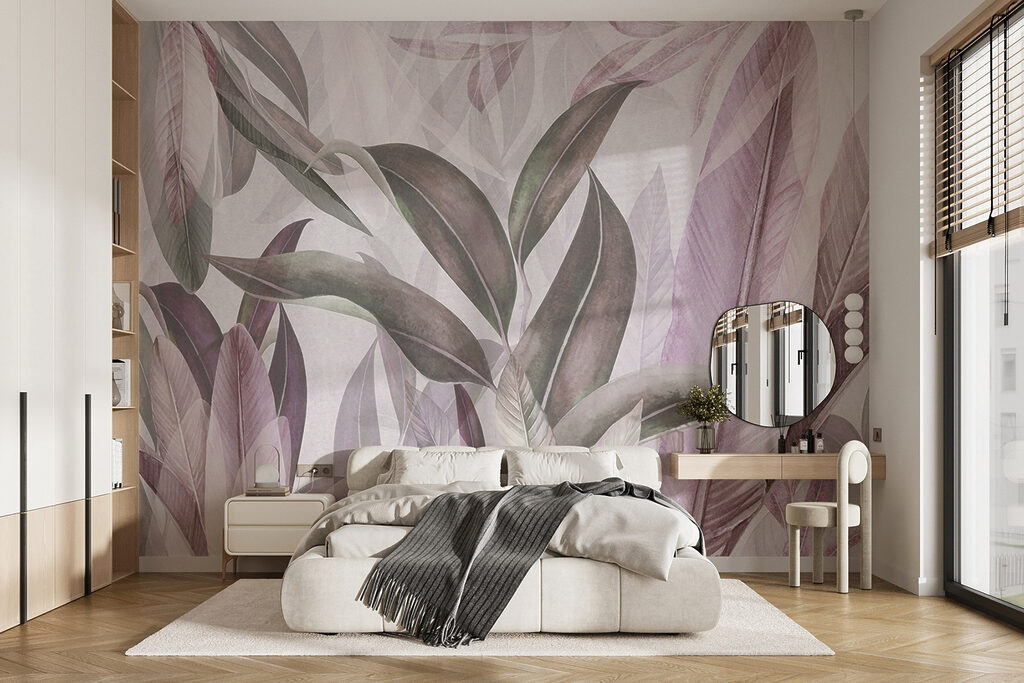 Delicate leaves in soft hues Delicate leaves in soft hues