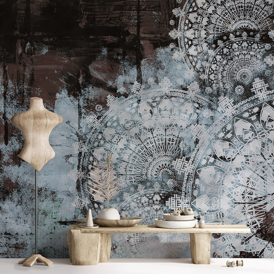Wall murals Abstract patterns in muted colors. - Image 2