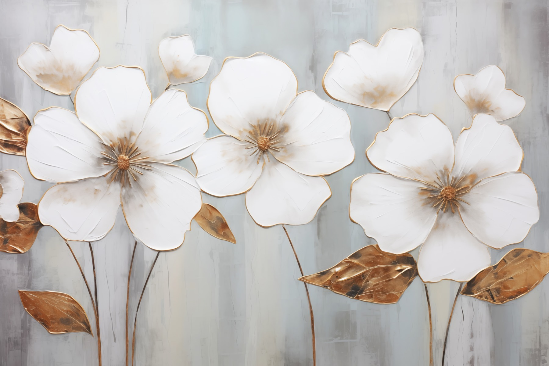 Delicate flowers with elegant accents