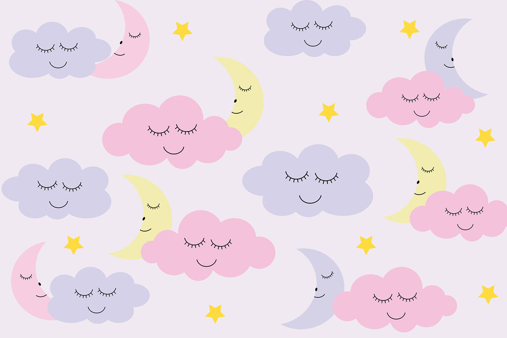 Pattern of clouds and stars