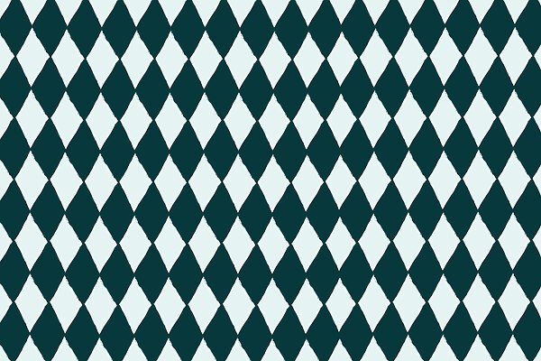 Black and white diamond pattern