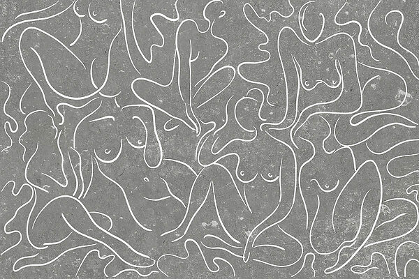 Group of women’s body drawings Group of women’s body drawings