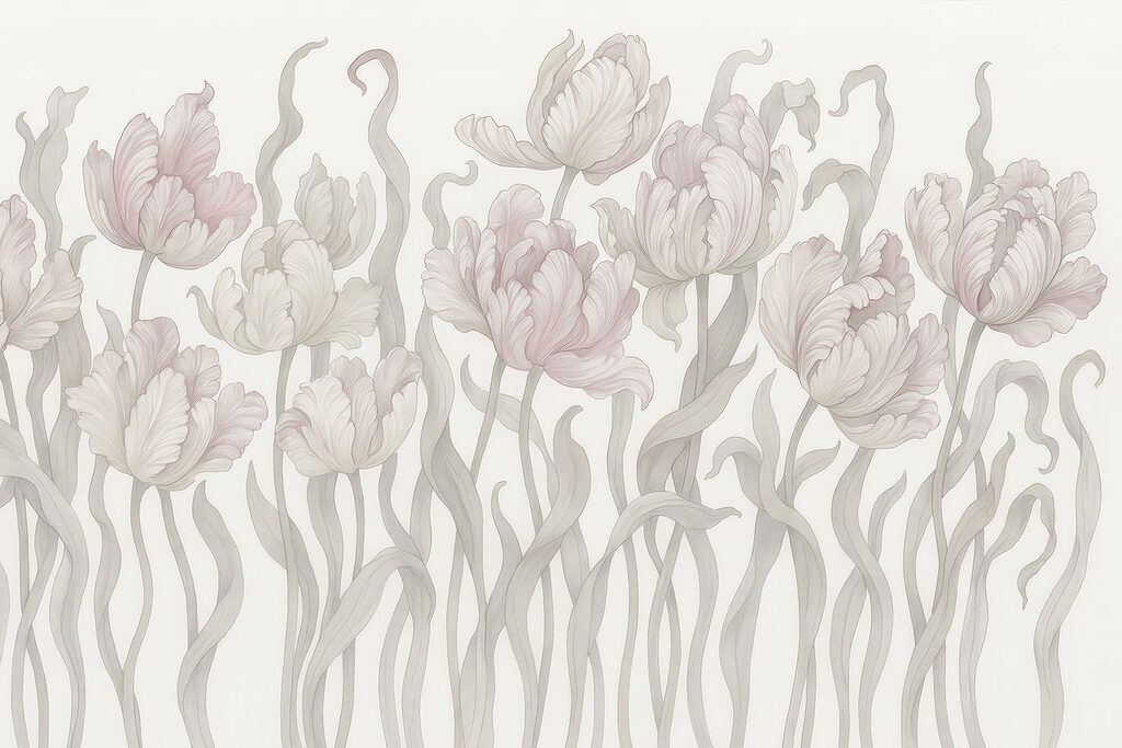 Delicate blooms in soft hues Delicate blooms in soft hues