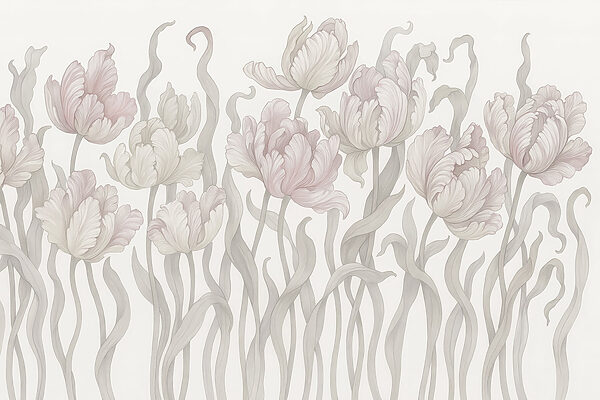 Delicate blooms in soft hues Delicate blooms in soft hues