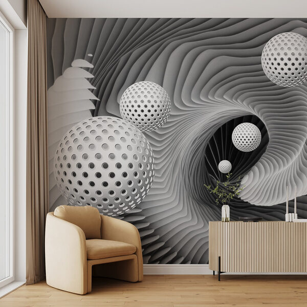 A black and white swirly swirl A black and white swirly swirl