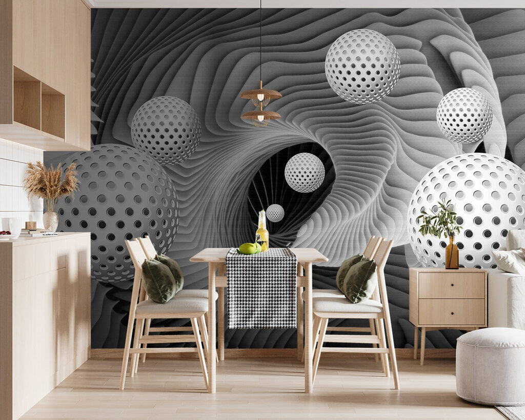 A black and white swirly swirl A black and white swirly swirl