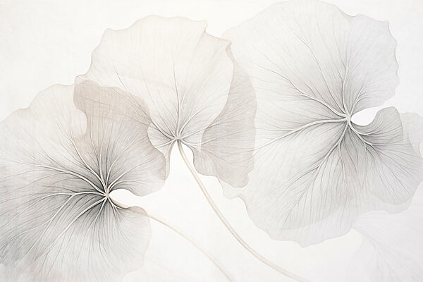 Delicate leaves in soft hues Delicate leaves in soft hues