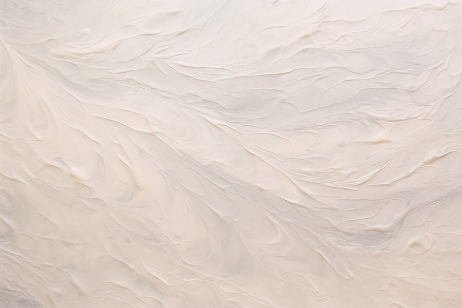 Wall murals White surface with swirls - Image 3