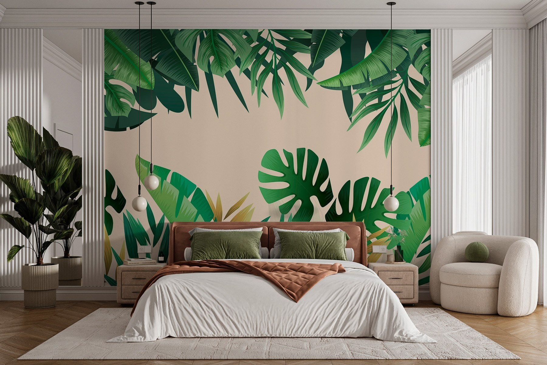 Group of green leaves Group of green leaves