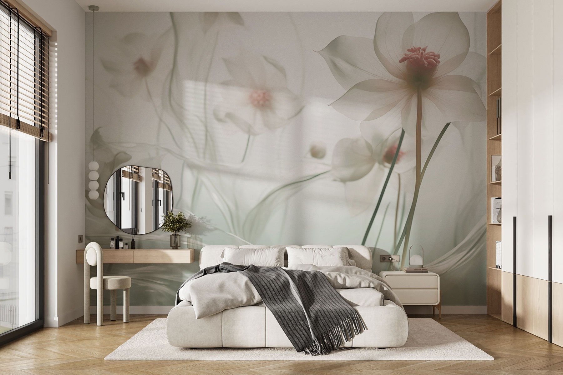 Gentle blooms in soft light