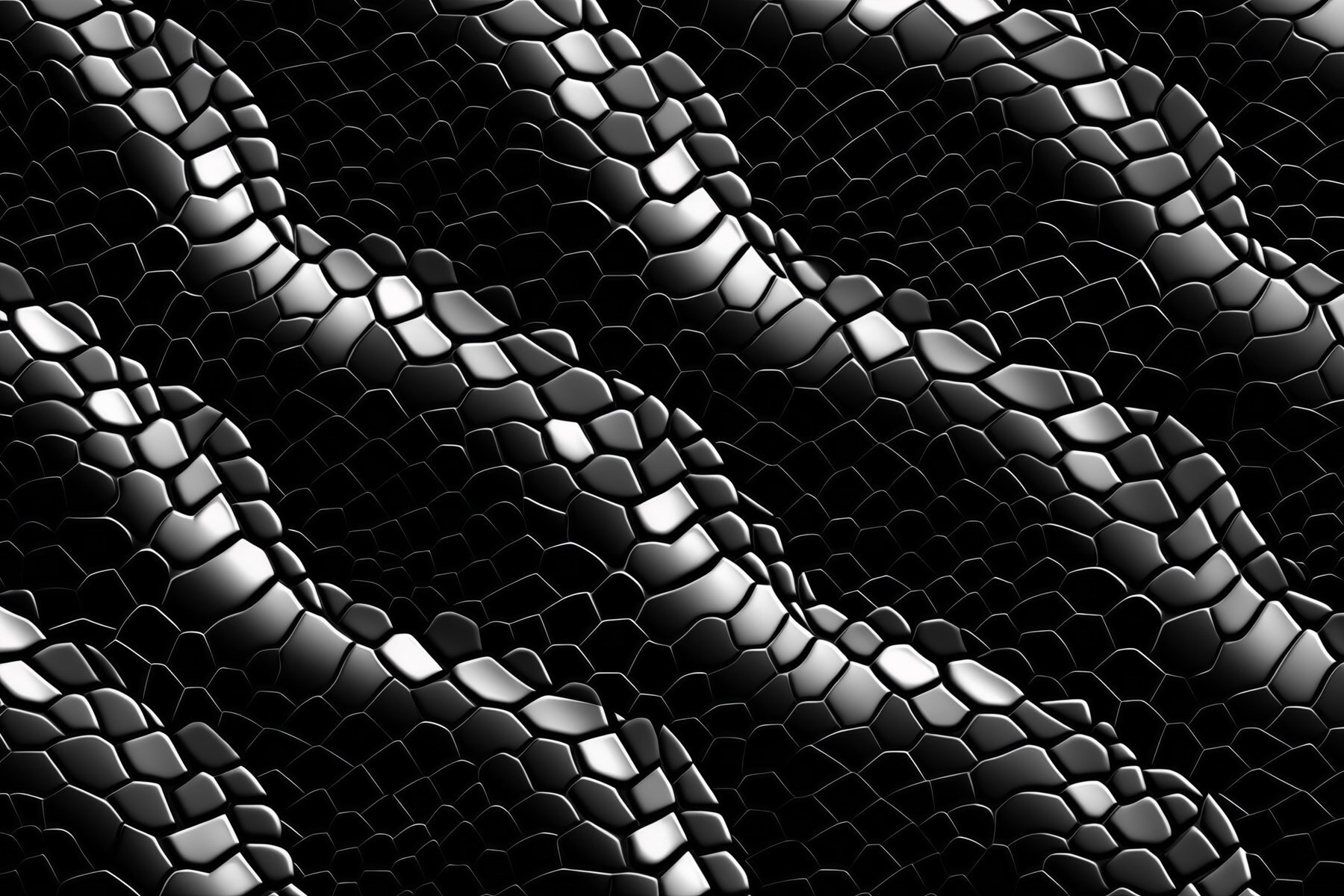 Dynamic abstract pattern in dark hues