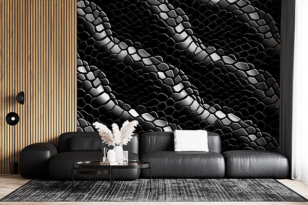 Dynamic abstract pattern in dark hues Dynamic abstract pattern in dark hues