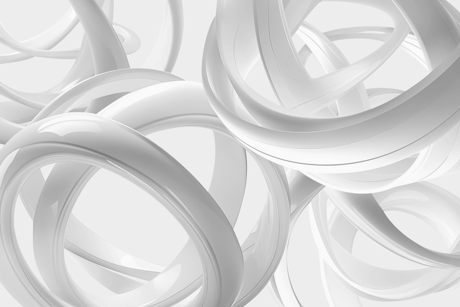 Group of white rings