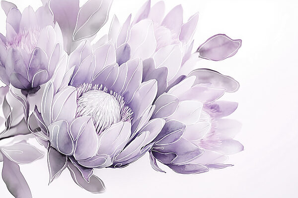 Delicate blooms in soft hues Delicate blooms in soft hues