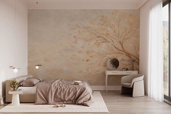 Wall murals Painting of a tree (SKU: w03698) Wall murals Wall murals Painting of a tree (SKU: w03698)