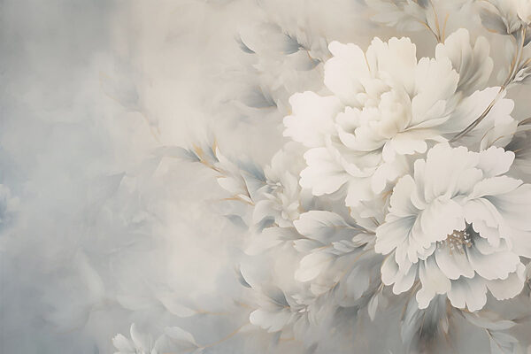 Delicate blooms on a soft backdrop