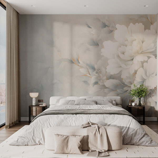 Delicate blooms on a soft backdrop