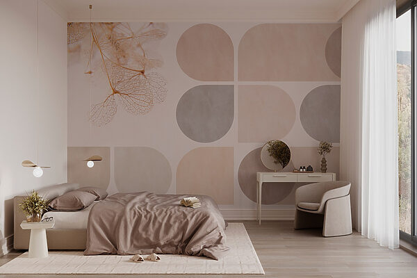 Wall murals Wall murals Delicate textures blend in harmony (SKU: w03617)