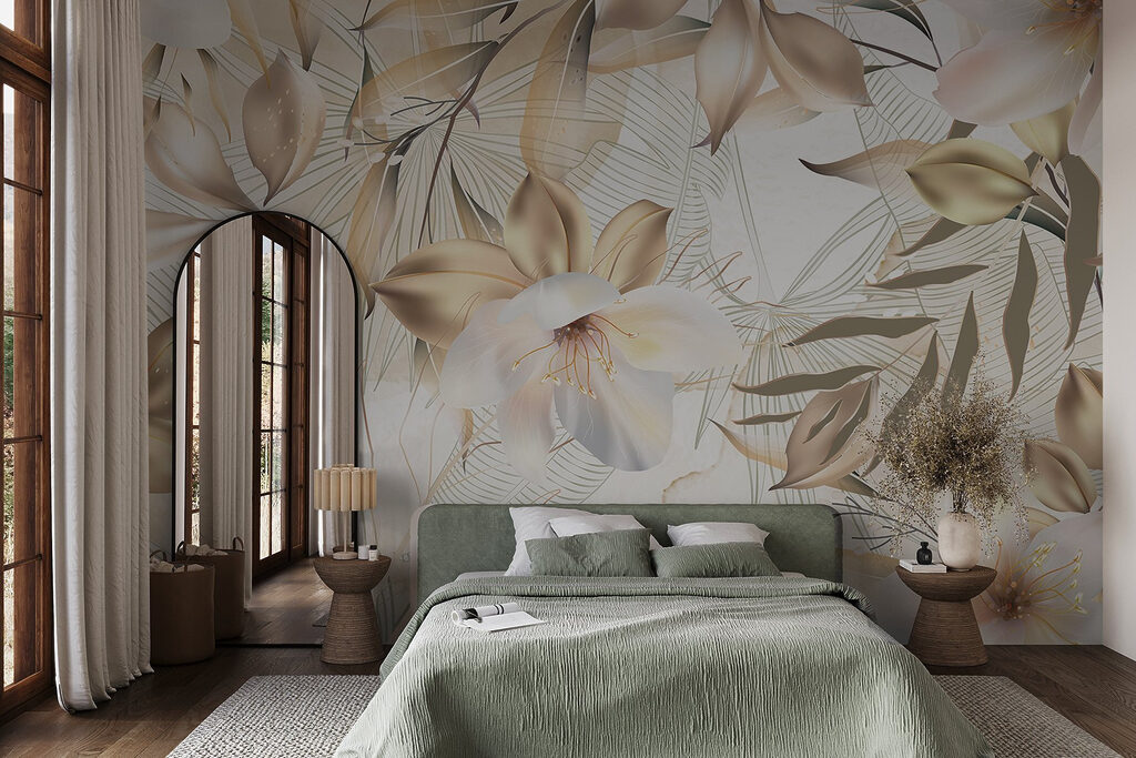 Nature's delicate floral arrangement unfolds