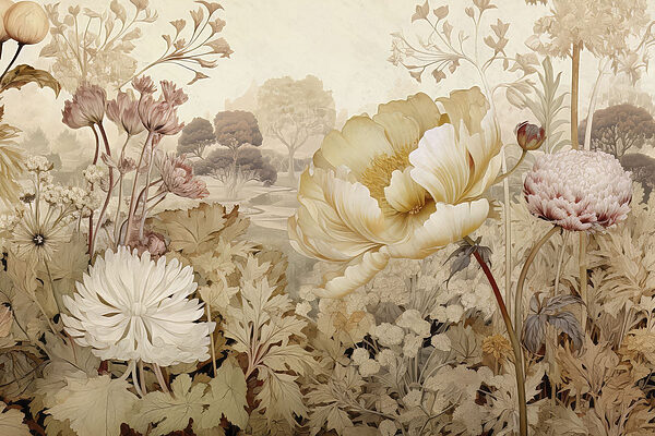 Delicate blooms in muted tones w03663p 600x400 - Delicate blooms in muted tones