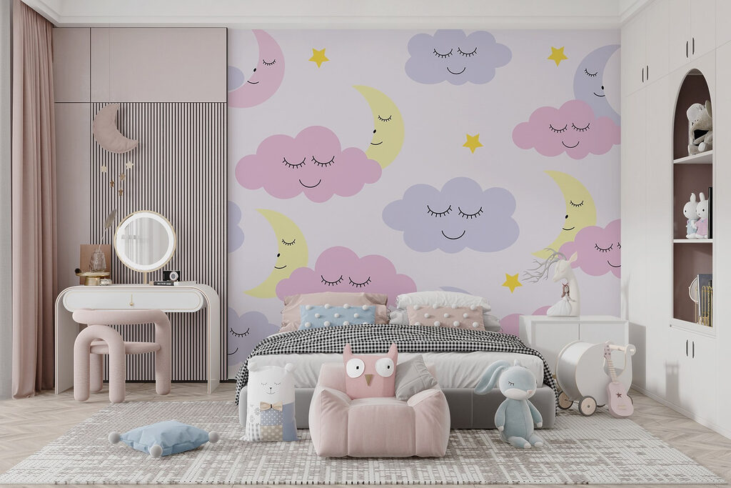 Pattern of clouds and stars