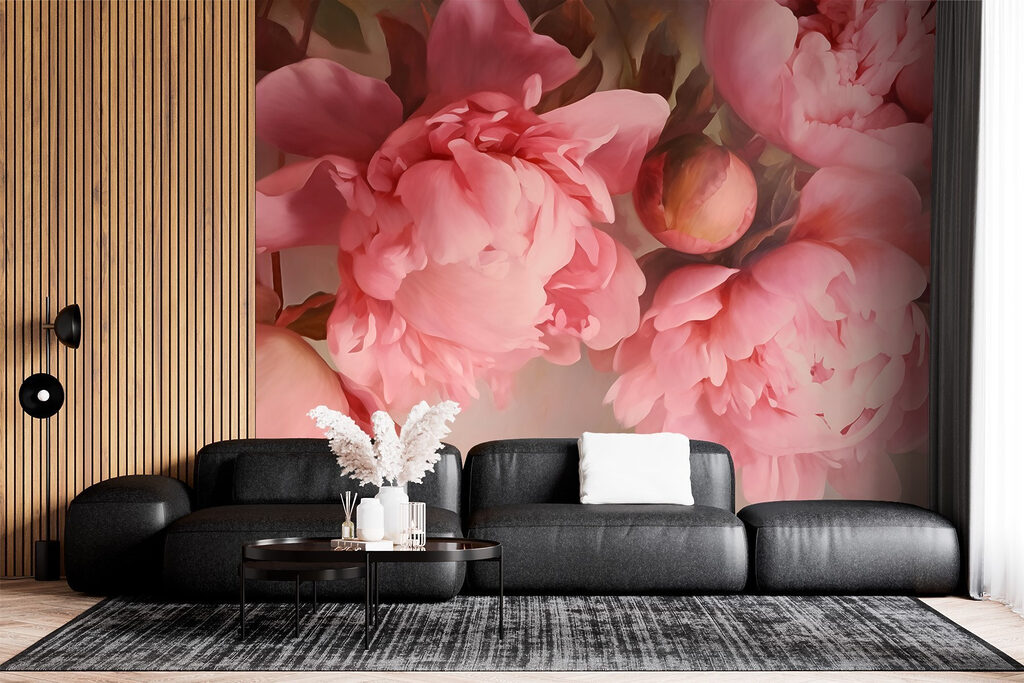 Group of pink flowers Group of pink flowers