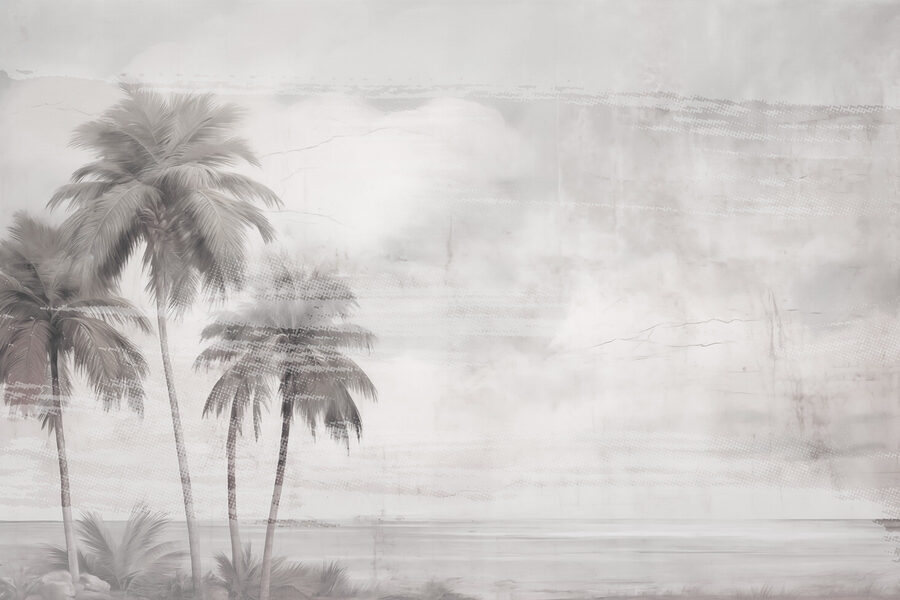 Group of palm trees