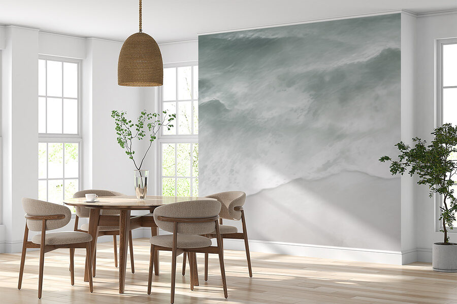 Wall murals Waves crashing on a beach - Image 2