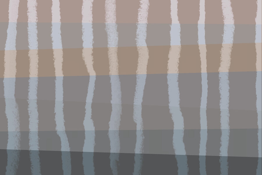 Gentle hues create calming waves