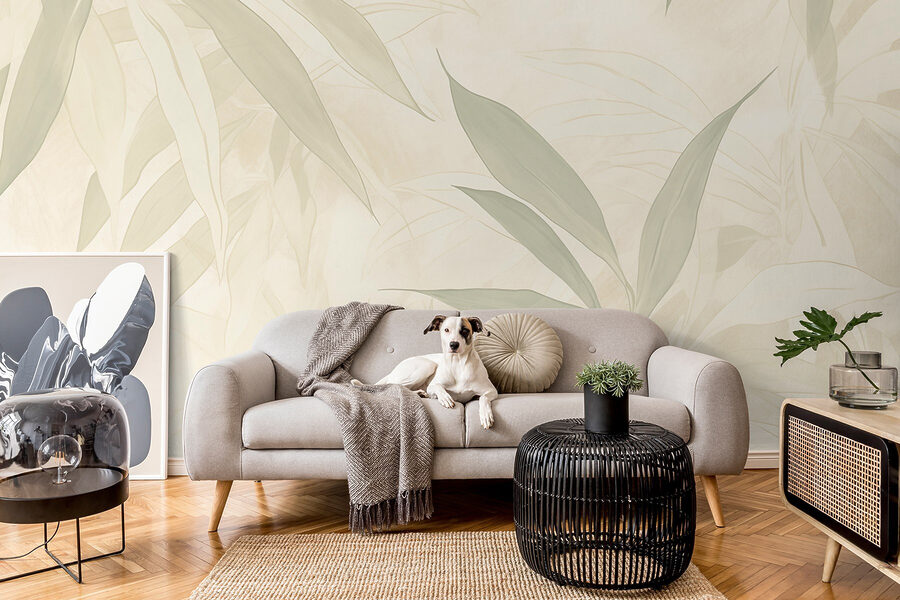 Wall murals Nature’s soft, soothing leaf patterns. - Image 6