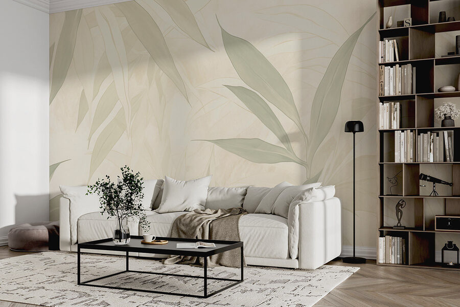 Wall murals Nature’s soft, soothing leaf patterns. - Image 7