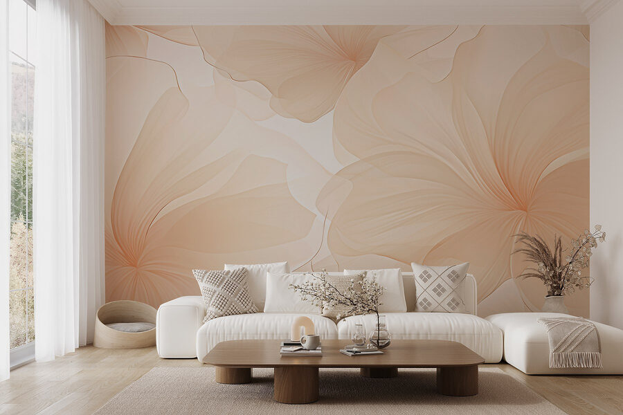 Delicate petals in soft hues