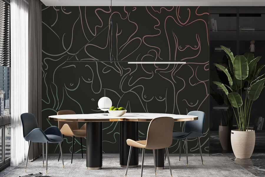 Wall murals Group of women’s body - Image 3