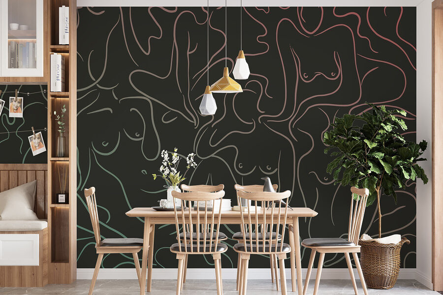 Wall murals Group of women’s body - Image 4