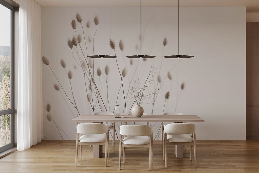 Wall murals Delicate stems against soft backdrop - Image 3