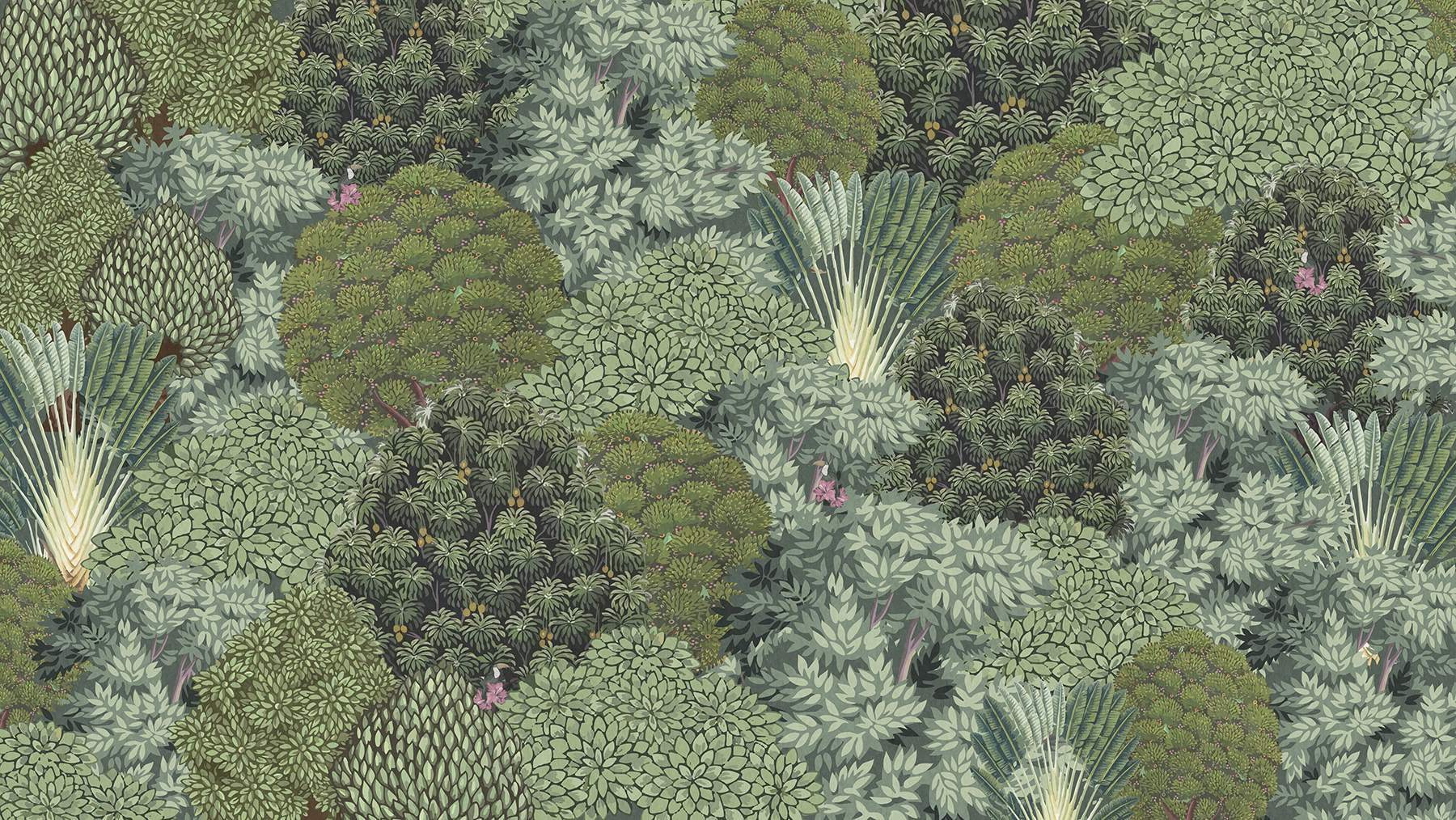 Large group of trees