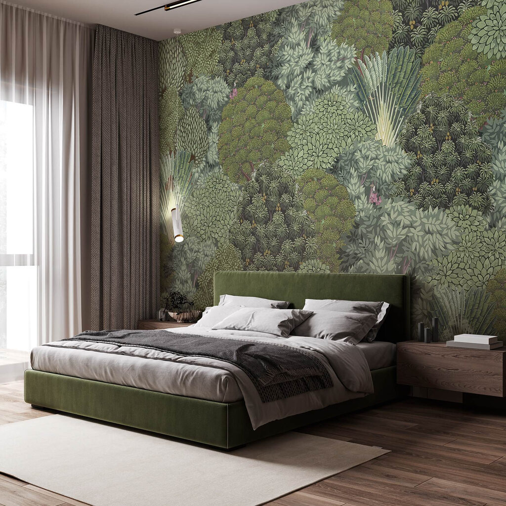 Large group of trees