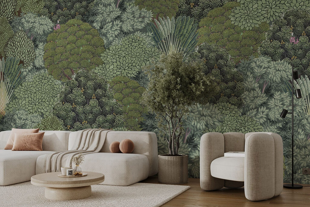 Large group of trees