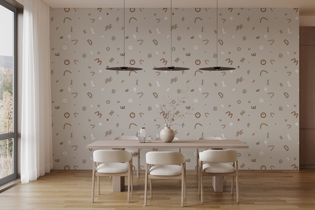 Pattern of small objects Pattern of small objects