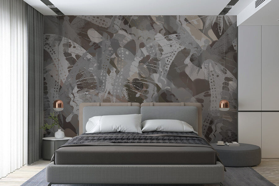 Wall murals Delicate patterns in soft hues