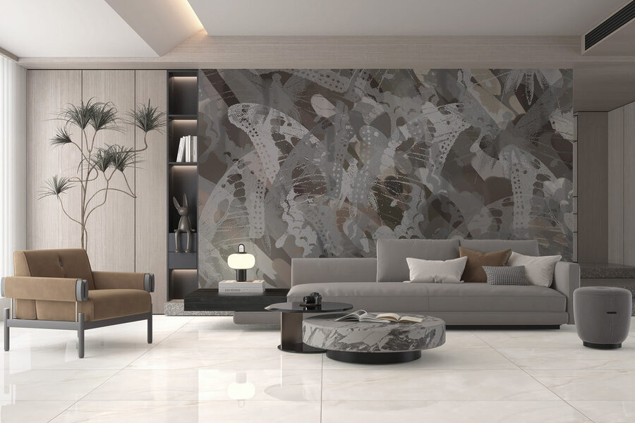 Wall murals Delicate patterns in soft hues - Image 3