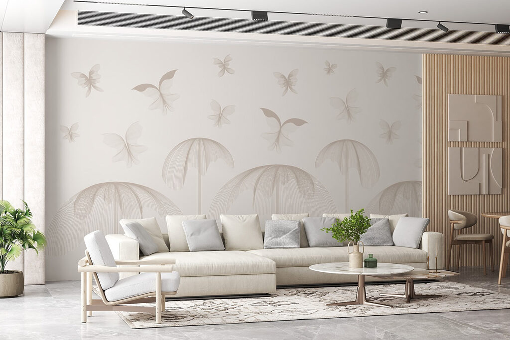 Butterflies flying butterflies and flowers