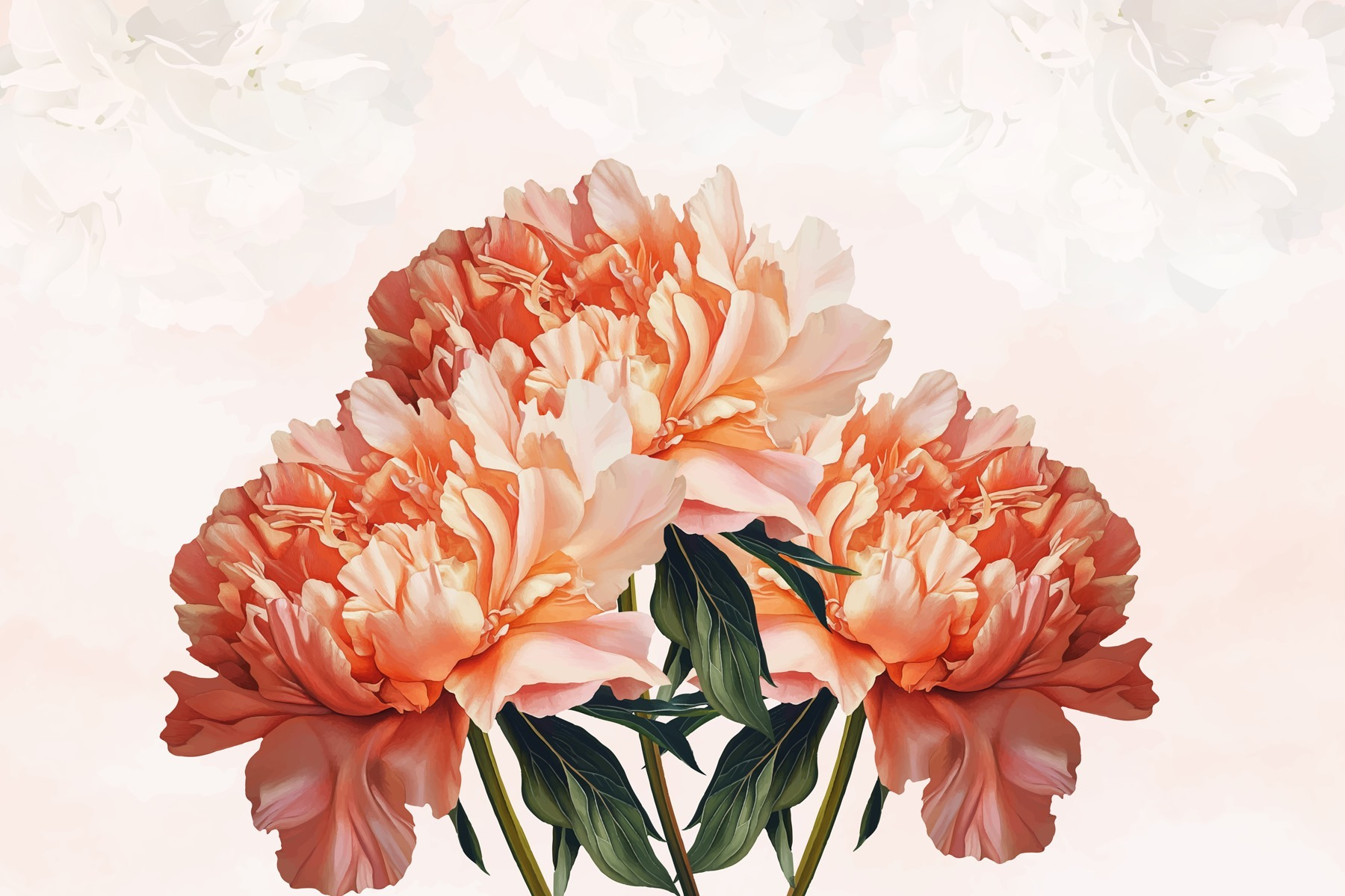 Group of pink flowers