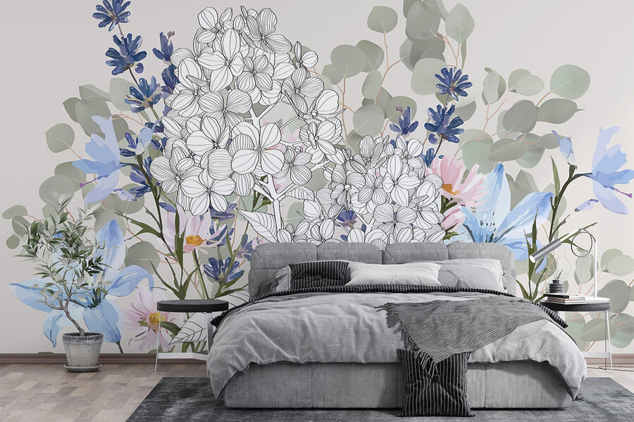 Delicate blooms in soft hues Delicate blooms in soft hues