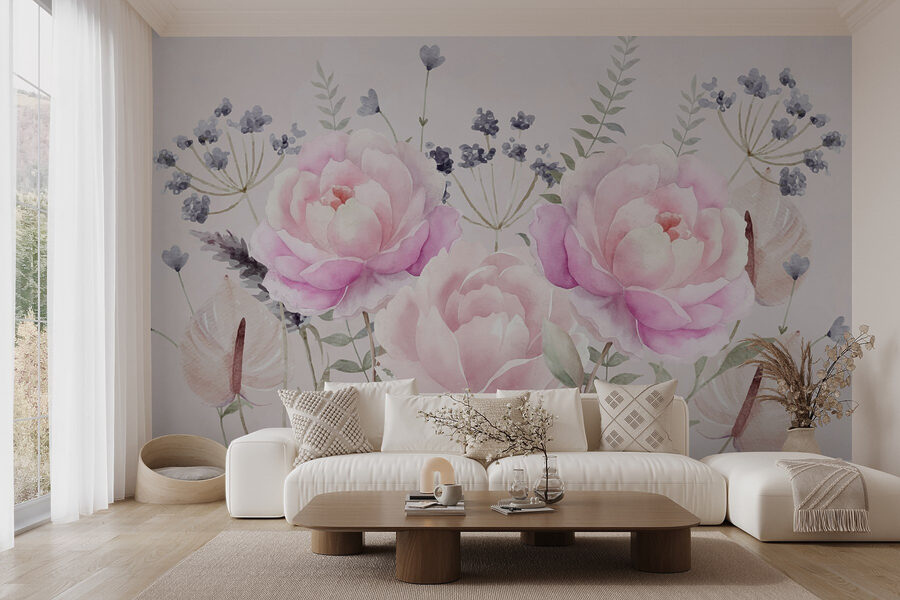 Watercolor painting of flowers Watercolor painting of flowers